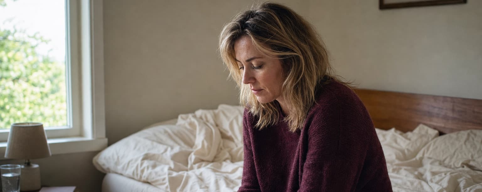Exhausted All the Time in Perimenopause: What's Really Draining You — Find My Sexy blog hero image for exhausted all the time perimenopause
